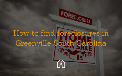 How to find foreclosures in Greenville South Carolina